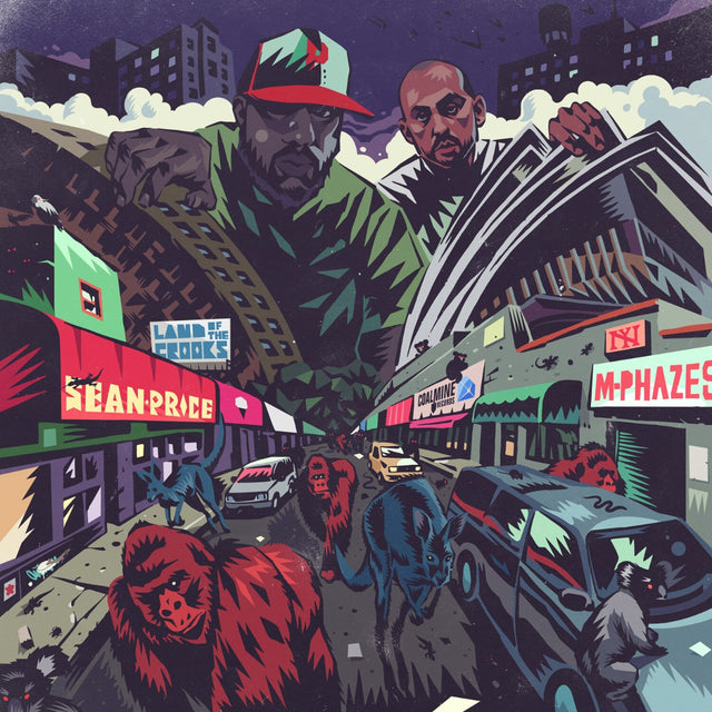 Sean Price & M-Phazes - Land Of The Crooks (Indie Exclusive, Colored Vinyl, Green, Smoke) [Vinyl]