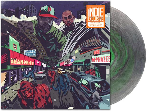 Sean Price & M-Phazes - Land Of The Crooks (Indie Exclusive, Colored Vinyl, Green, Smoke) [Vinyl]