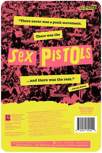 Super7 - Sex Pistols ReAction Wave 1 - Sid Vicious (Collectible, Figure, Action Figure) [Action Figure]