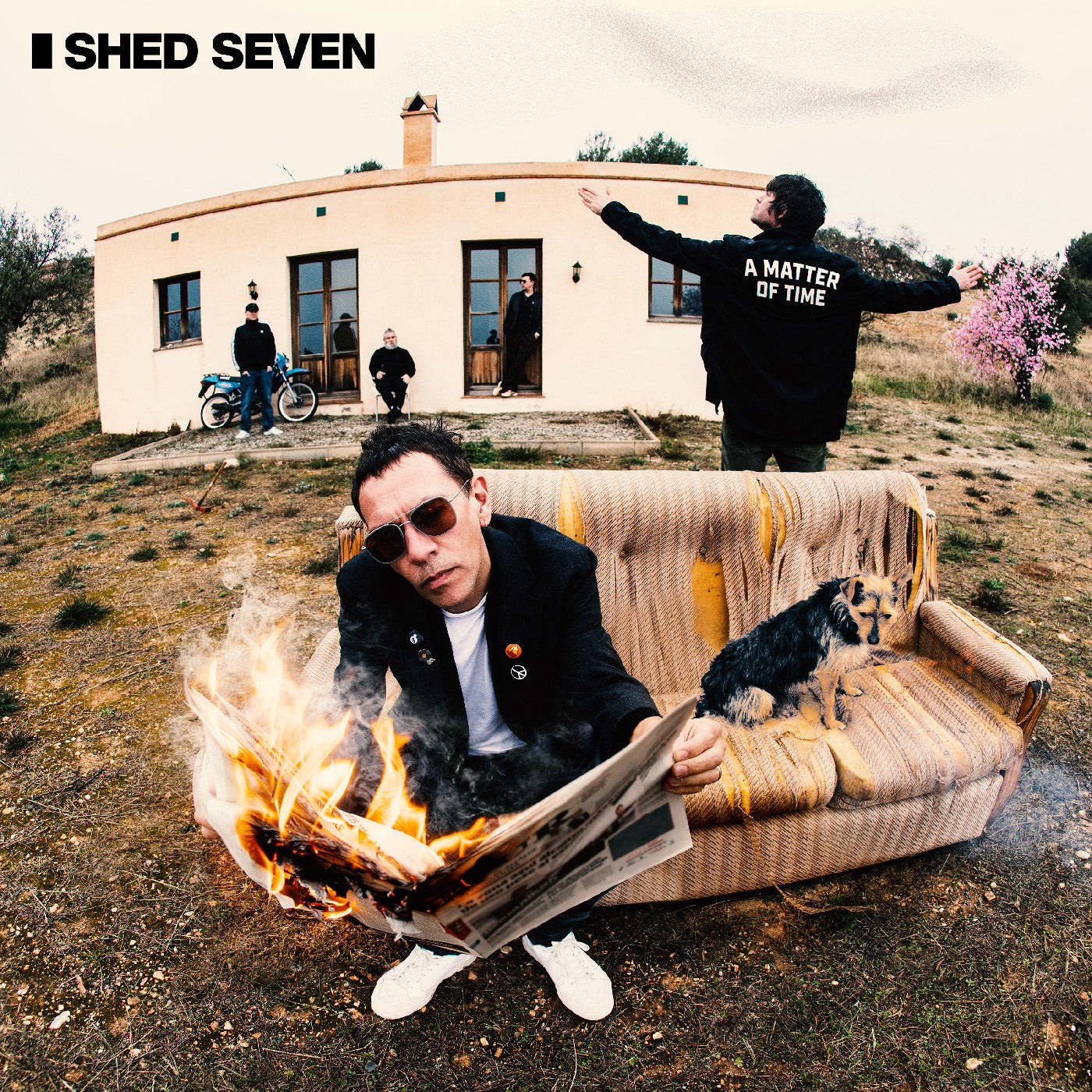 Shed Seven - A Matter Of Time [Black/Red Marble Vinyl] [Vinyl]