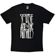 Siouxsie & The Banshees - Logo Mono Unisex T-Shirt (Black) [Apparel]