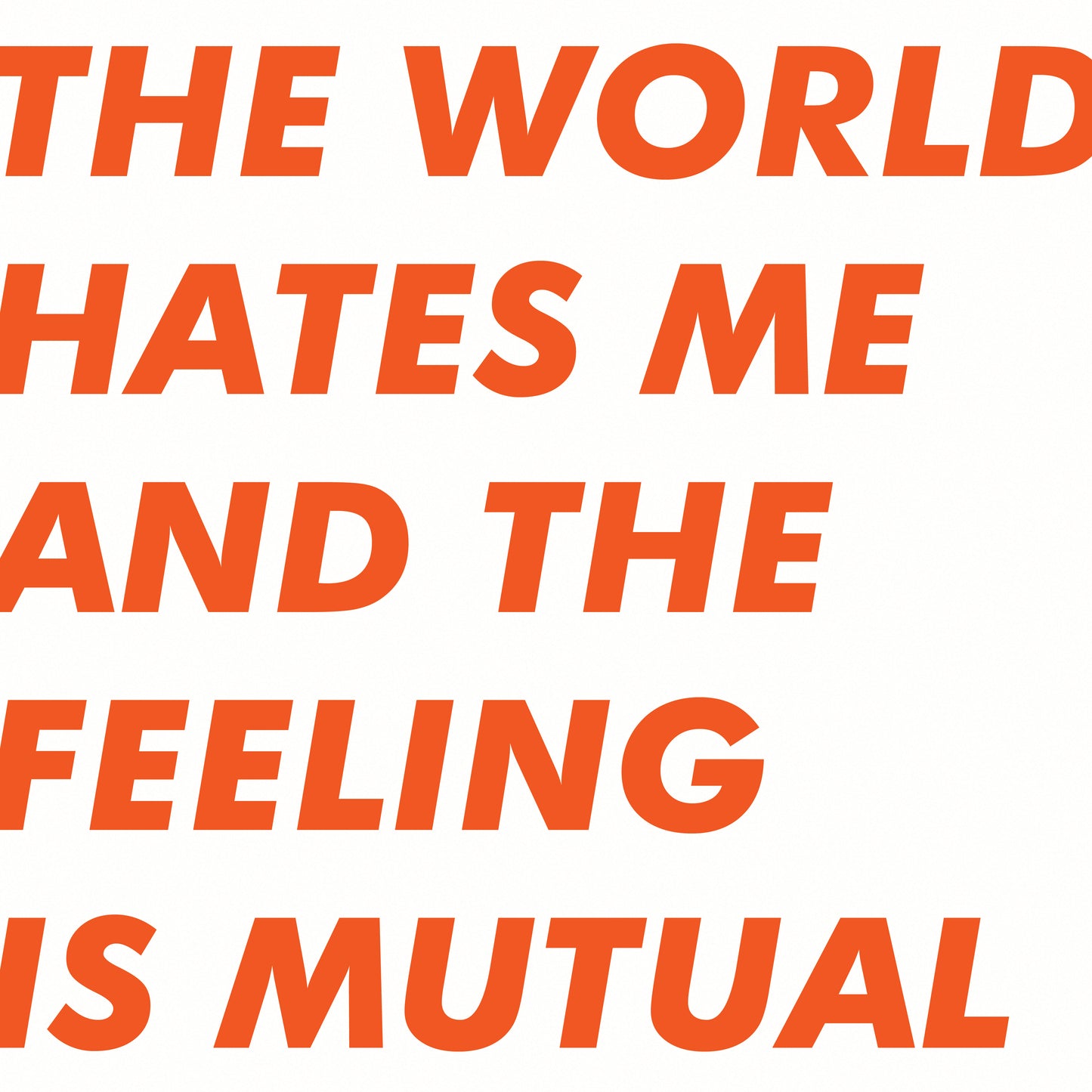 Six By Seven - The World Hates Me And The Feeling Is Mutual (ORANGE VINYL) [Vinyl] - Paladin Vinyl