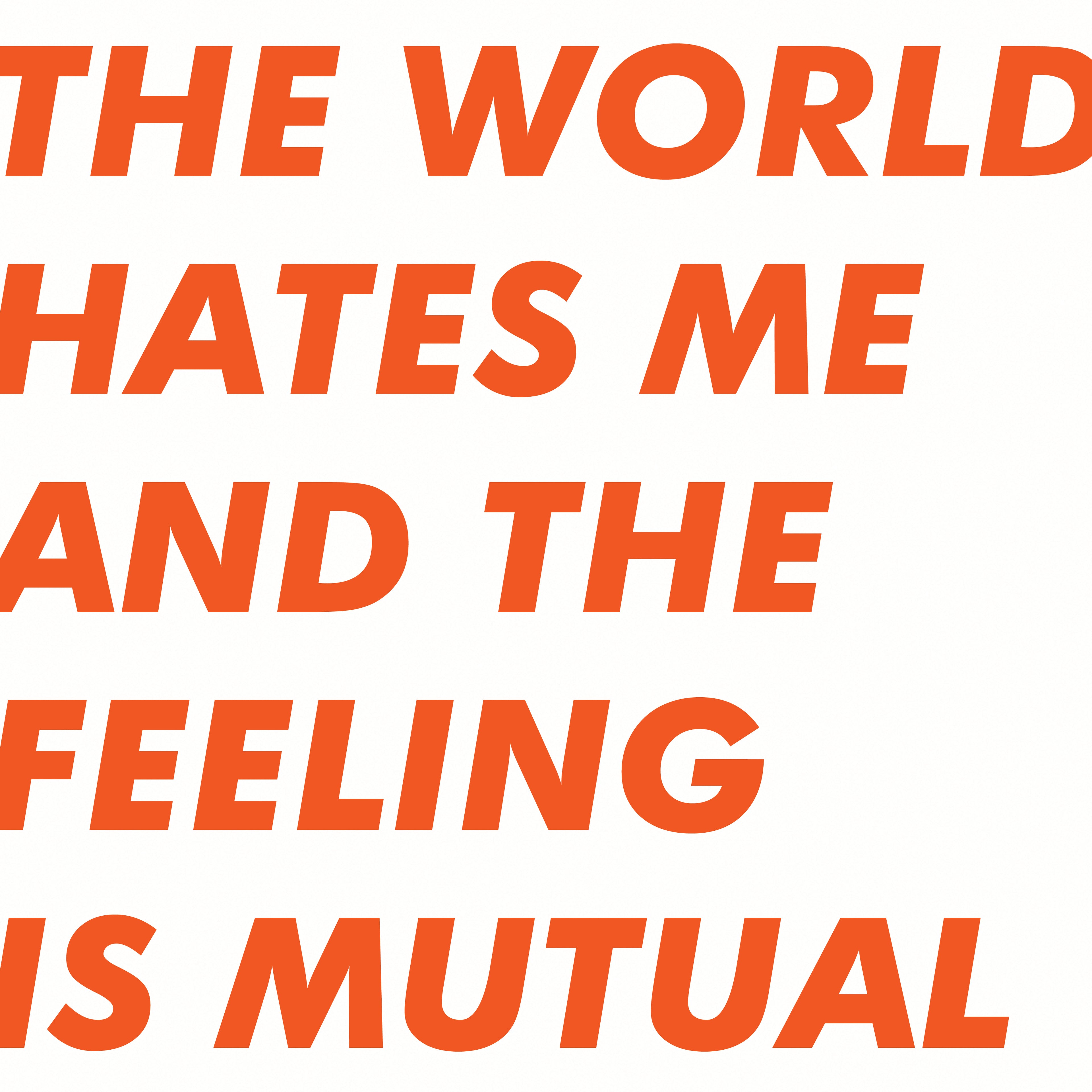 Six By Seven - The World Hates Me And The Feeling Is Mutual (ORANGE VINYL) [Vinyl] - Paladin Vinyl