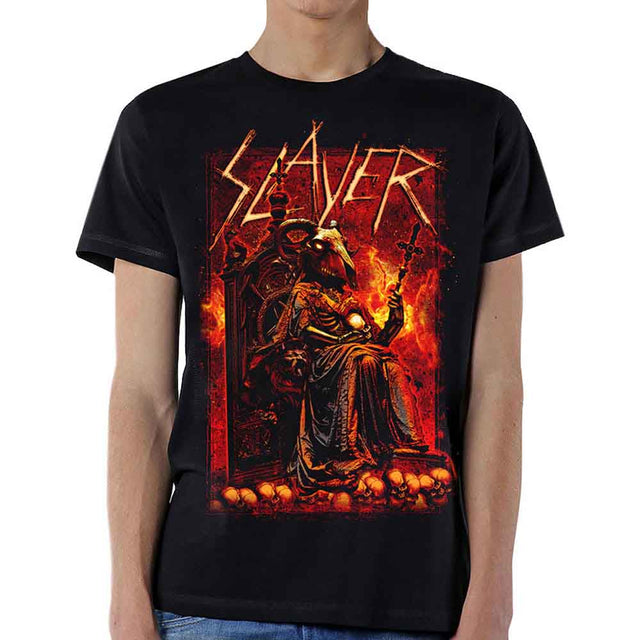 SLAYER - Camiseta con calavera de cabra