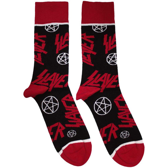 SLAYER - Logos and Pentegrams [Socks]