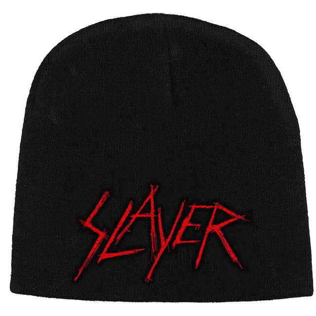 SLAYER - Gorro con el logotipo rayado