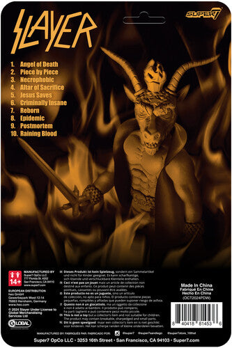 Super7 - Slayer - ReAction Figures - Minotaur (Reign In Blood) (Exclusive) (AE Exclusive, Collectible, Figure, Action Figure) [Action Figure]