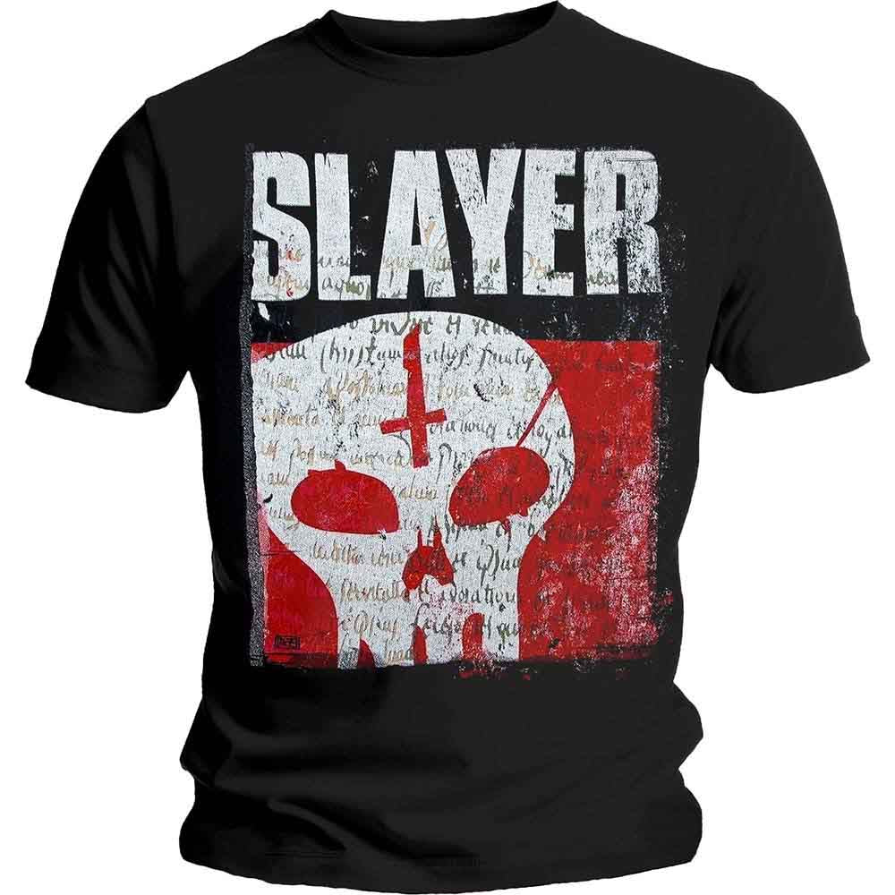 SLAYER - Camiseta con calavera de actitud indiscutible