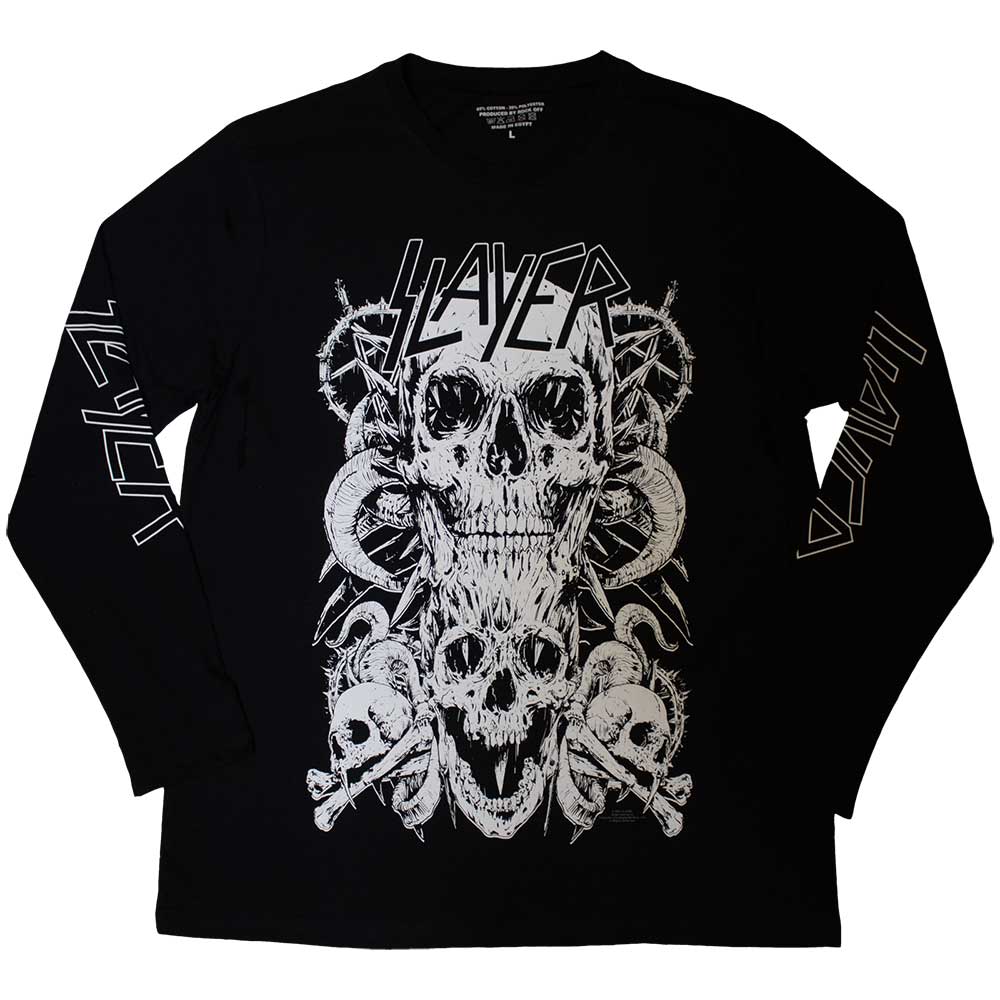 SLAYER White Skulls [T-Shirt]
