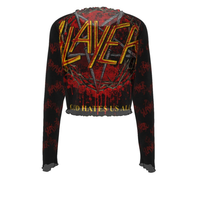 Slayer Women's Mesh Long Sleeve Top