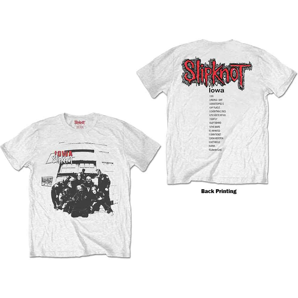 Slipknot - Lista de canciones de Iowa [Camiseta]