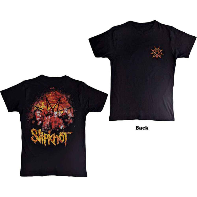 Slipknot - Camiseta con el logo de la llama The End So Far