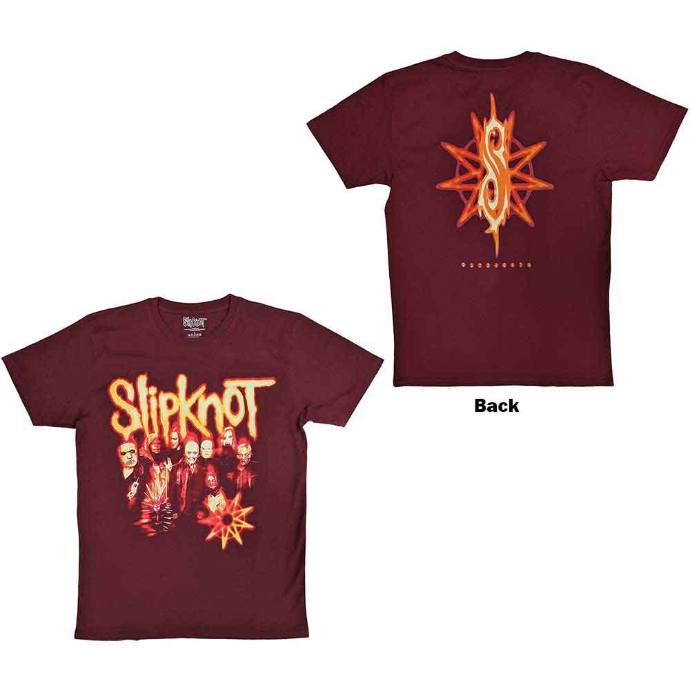 Slipknot - The End So Far Group Photo Tribal S Nonogram [T-Shirt]