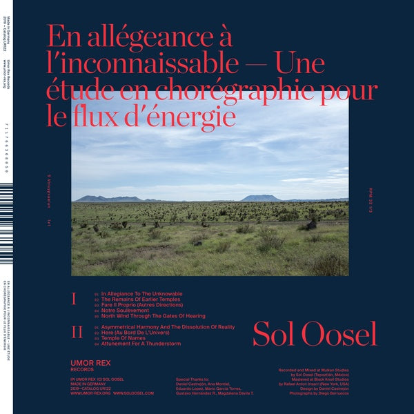 SOL OOSEL - En allegeance a l'inconnaissable -- Une etude en choregraphie pour le flux d'energie [Vinyl]