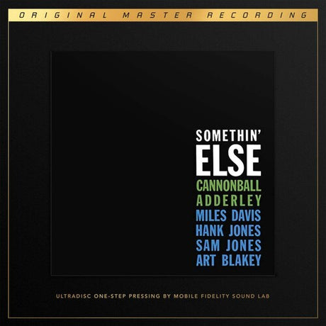 Cannonball Adderley Somethin' Else [MoFi, Ltd, IEX sLP] Vinyl - Paladin Vinyl