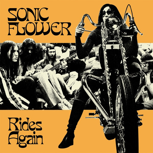 SONIC FLOWER - Rides Again (Cornetto Yellow With Black Stripes Vinyl) [Vinyl]
