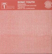 Sonic Youth - Anagrama [Vinyl]