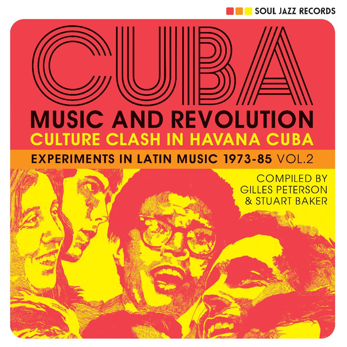 Soul Jazz Records Presents - CUBA: Music and Revolution: Culture Clash in Havana: Experiments in Latin Music 1975-85 Vol. 2 (3LP) [Vinyl]