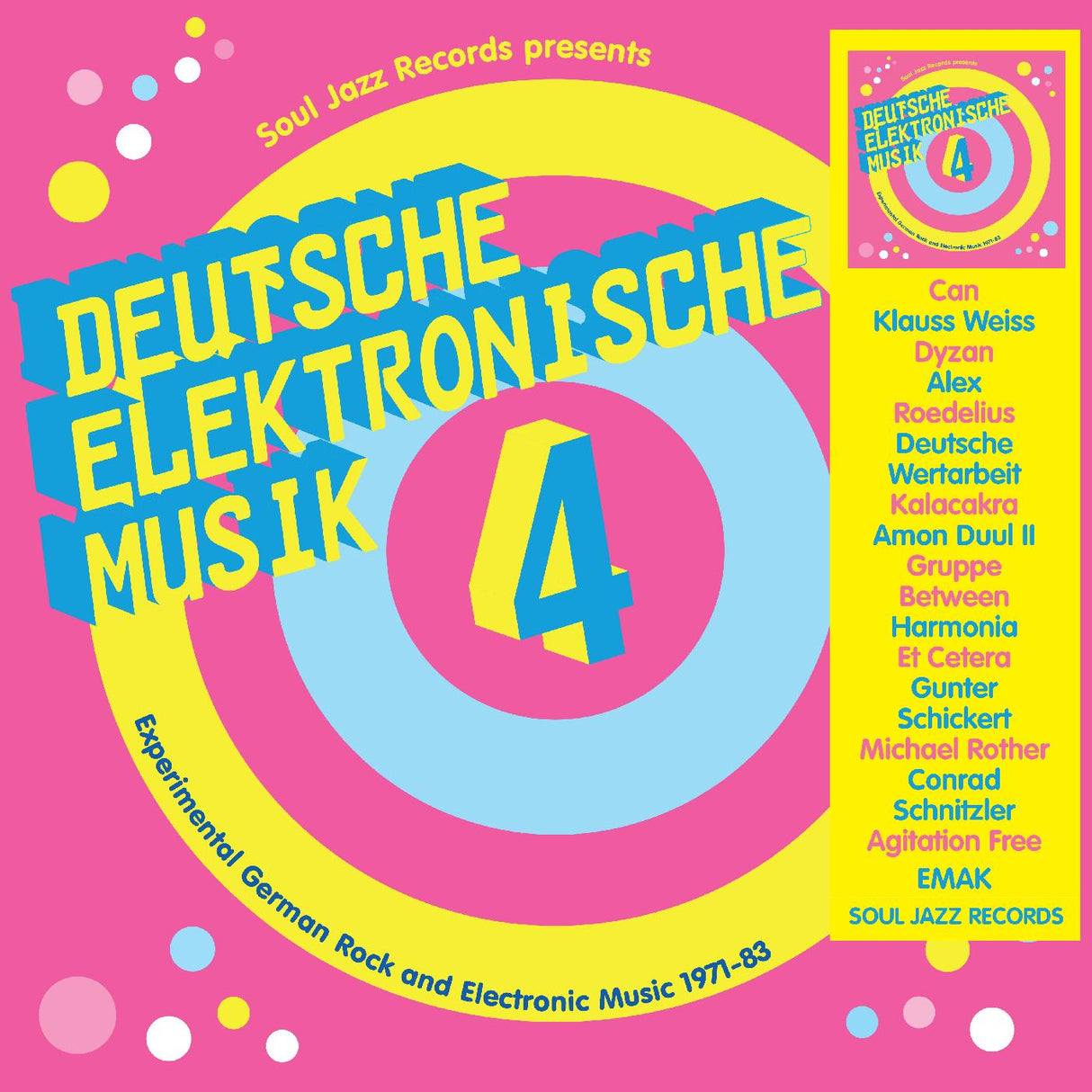 Soul Jazz Records presenta - DEUTSCHE ELEKTRONISCHE MUSIK 4 - Rock alemán experimental y música electrónica 1971-83 [CD]