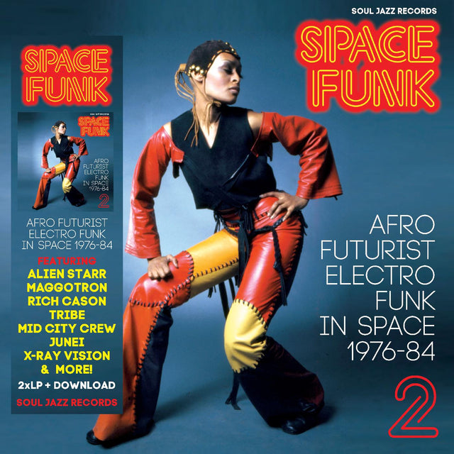 Soul Jazz Records presenta Space Funk 2: Electro Funk Afrofuturista en el Espacio 1976-84 [Vinilo]