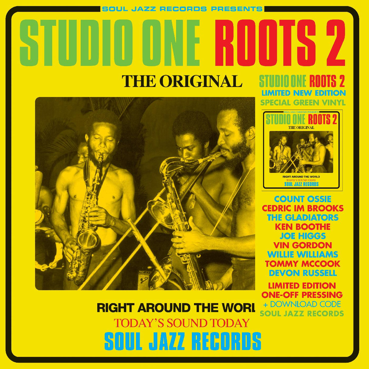 Soul Jazz Records presenta - STUDIO ONE ROOTS 2 (VINILO VERDE TRANSPARENTE) [Vinilo]