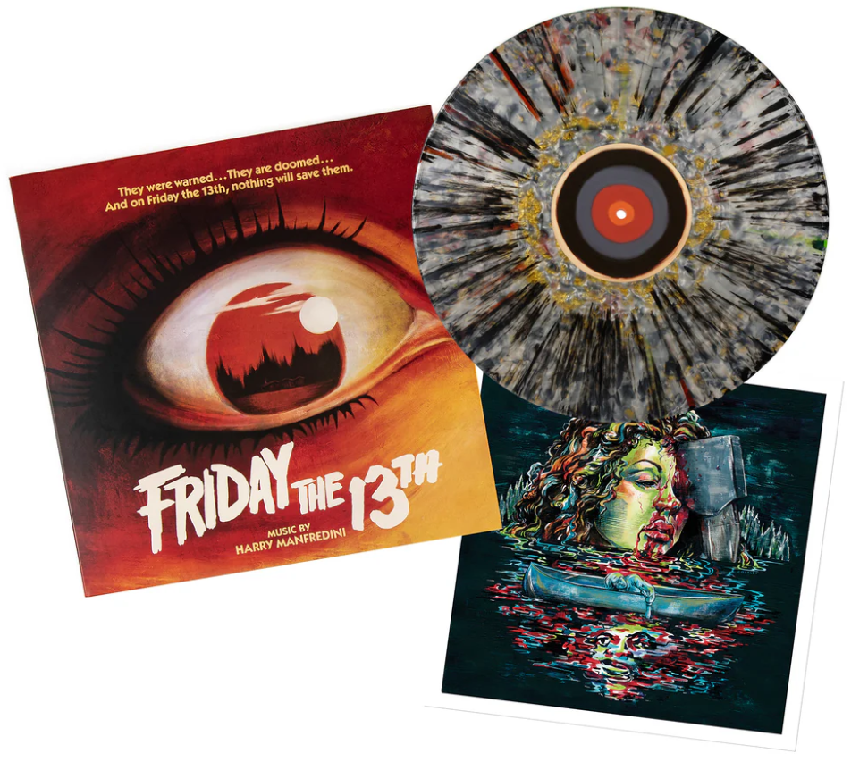Friday The 13th Original Soundtrack (Sil/Blk/Red/Metallic Gold Splatter) [Vinyl]