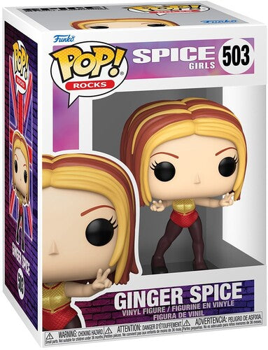 Spice Girls - Funko POP! Rocks: Spice Girls - Ginger Spice (Wannabe) (Vinyl Figure, Collectible) [Action Figure]