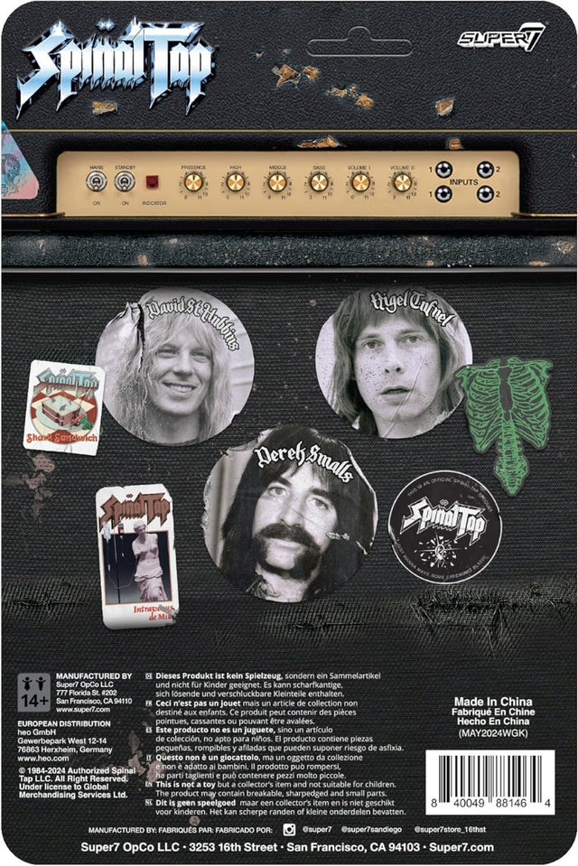 Spinal Tap - Super7 - Spinal Tap - ReAction Figures Wave 01 David St. Hubbins (Collectible, Figure, Action Figure) [Action Figure]