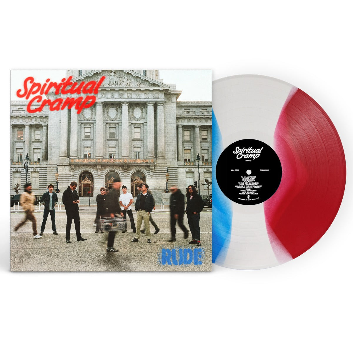 Rude (Indie Exclusive) (Blue/White/Red 3 Color Stripe Vinyl) [Vinyl]