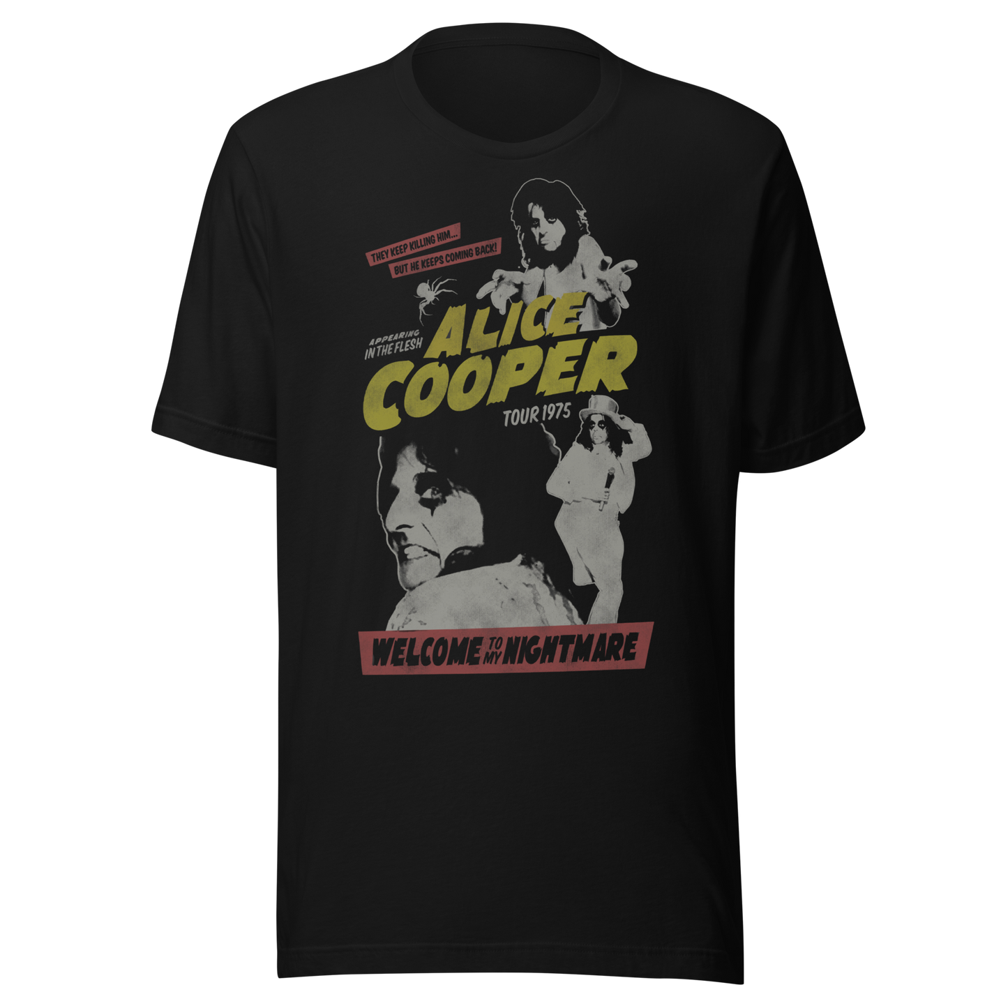 MERCHMOMENT Alice Cooper 1975 Tour Vintage T-Shirt [Apparel]