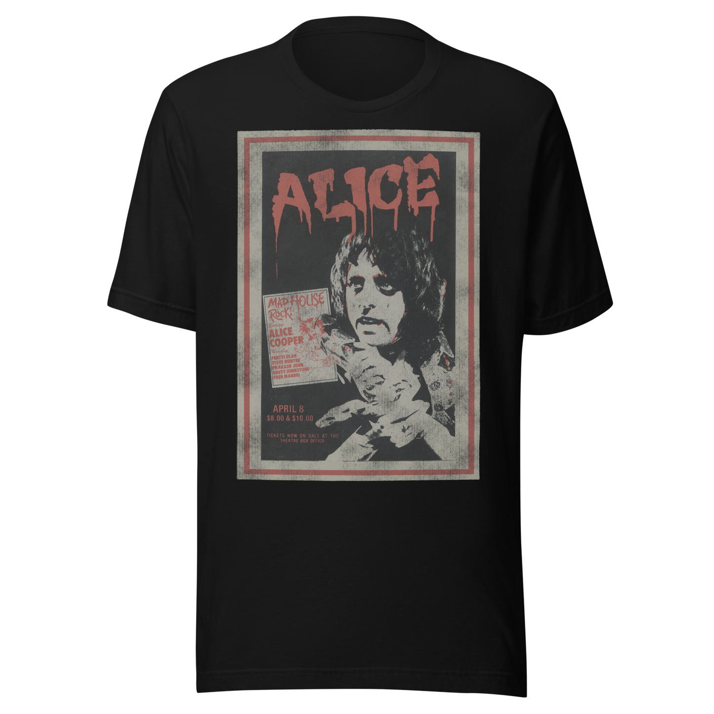 MERCHMOMENT Alice Cooper Madhouse Vintage T-Shirt [Apparel]