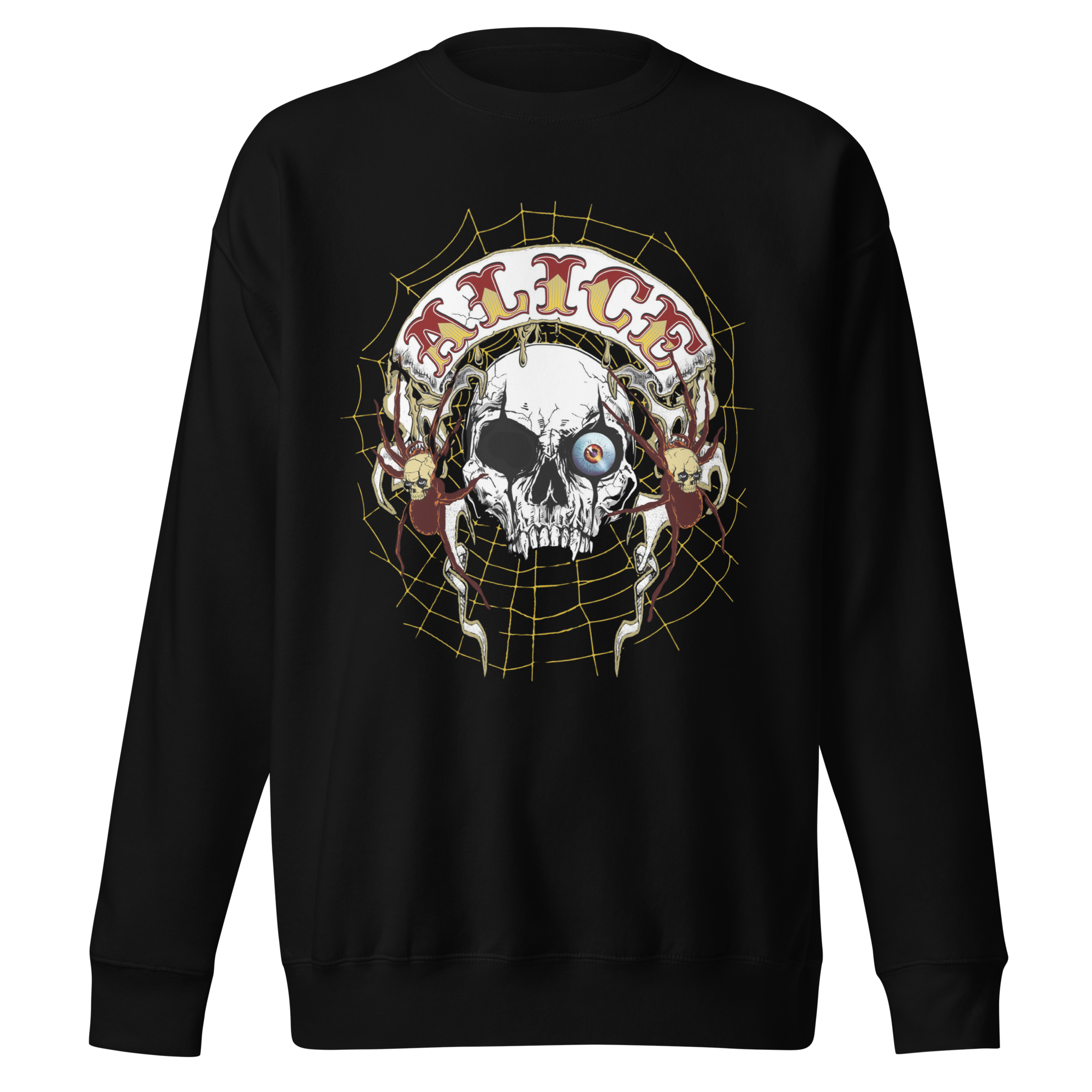 Alice Cooper One Eyed Skull Jumbo Print Sweatshirt []