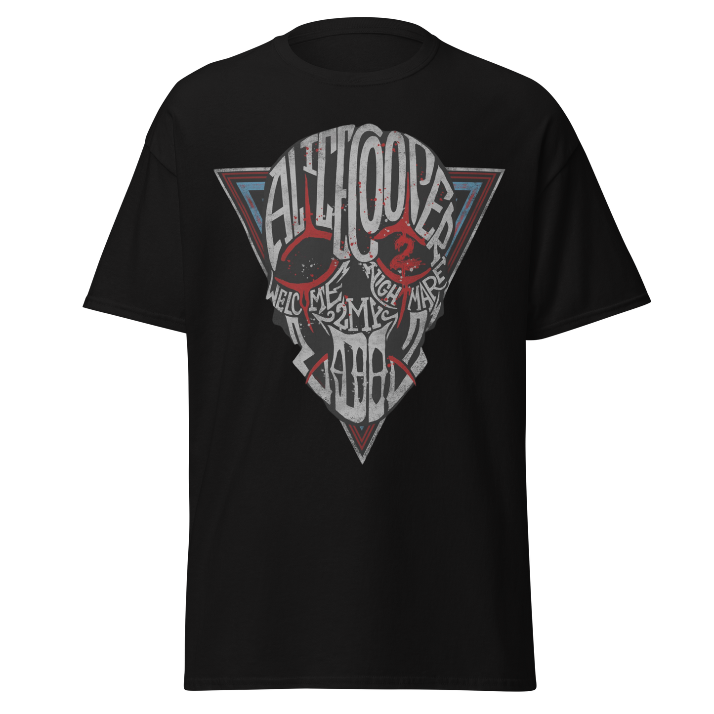 MERCHMOMENT Alice Cooper Welcome 2 My Jumbo Print T-Shirt [Apparel]