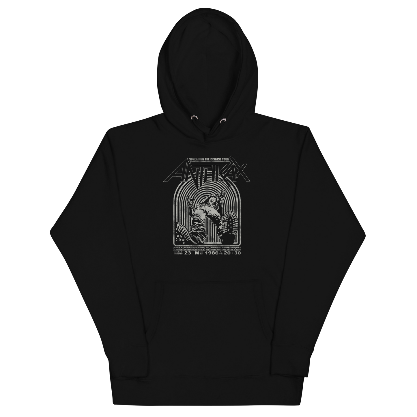 Anthrax 1986 Tour Classic Hoodie []