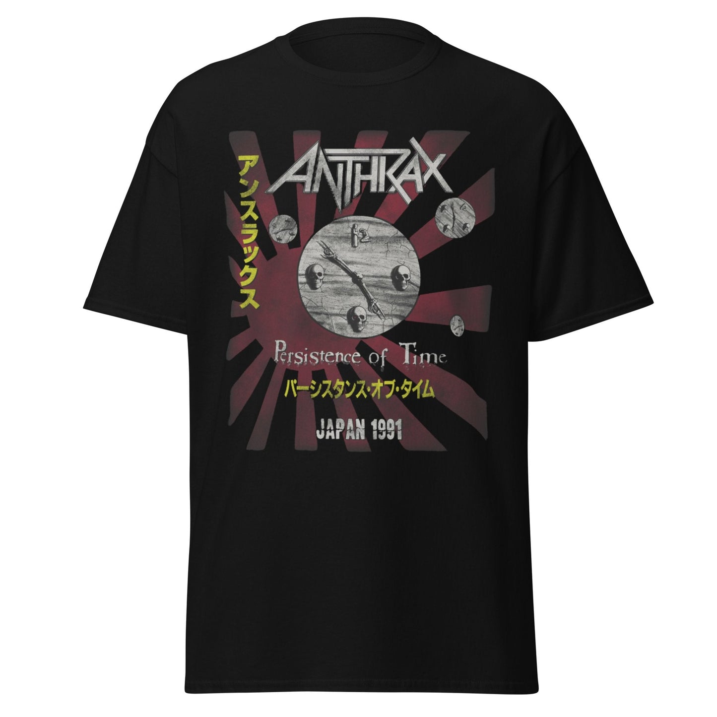MERCHMOMENT Anthrax - Japan 91 Tour Jumbo Print T-Shirt [Apparel]