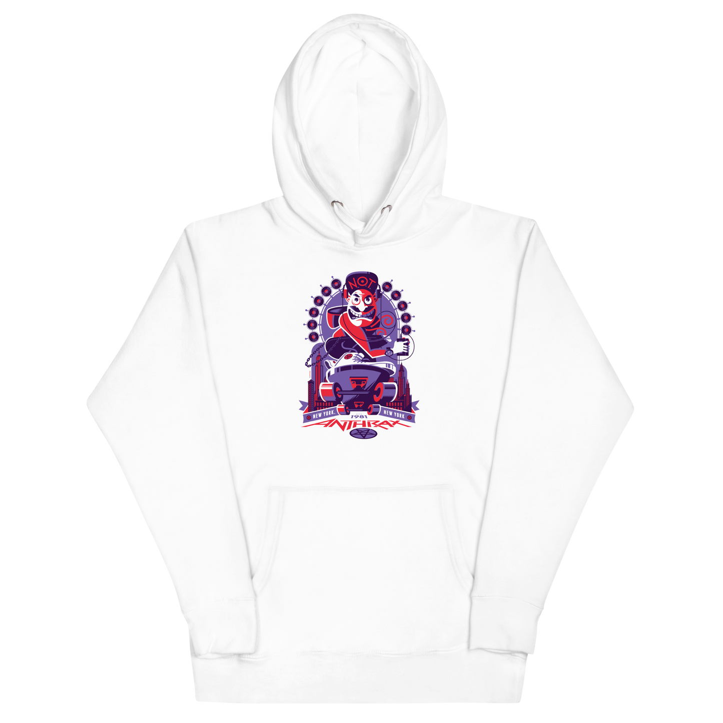 MERCHMOMENT Anthrax New York 81 Classic Hoodie [Apparel]
