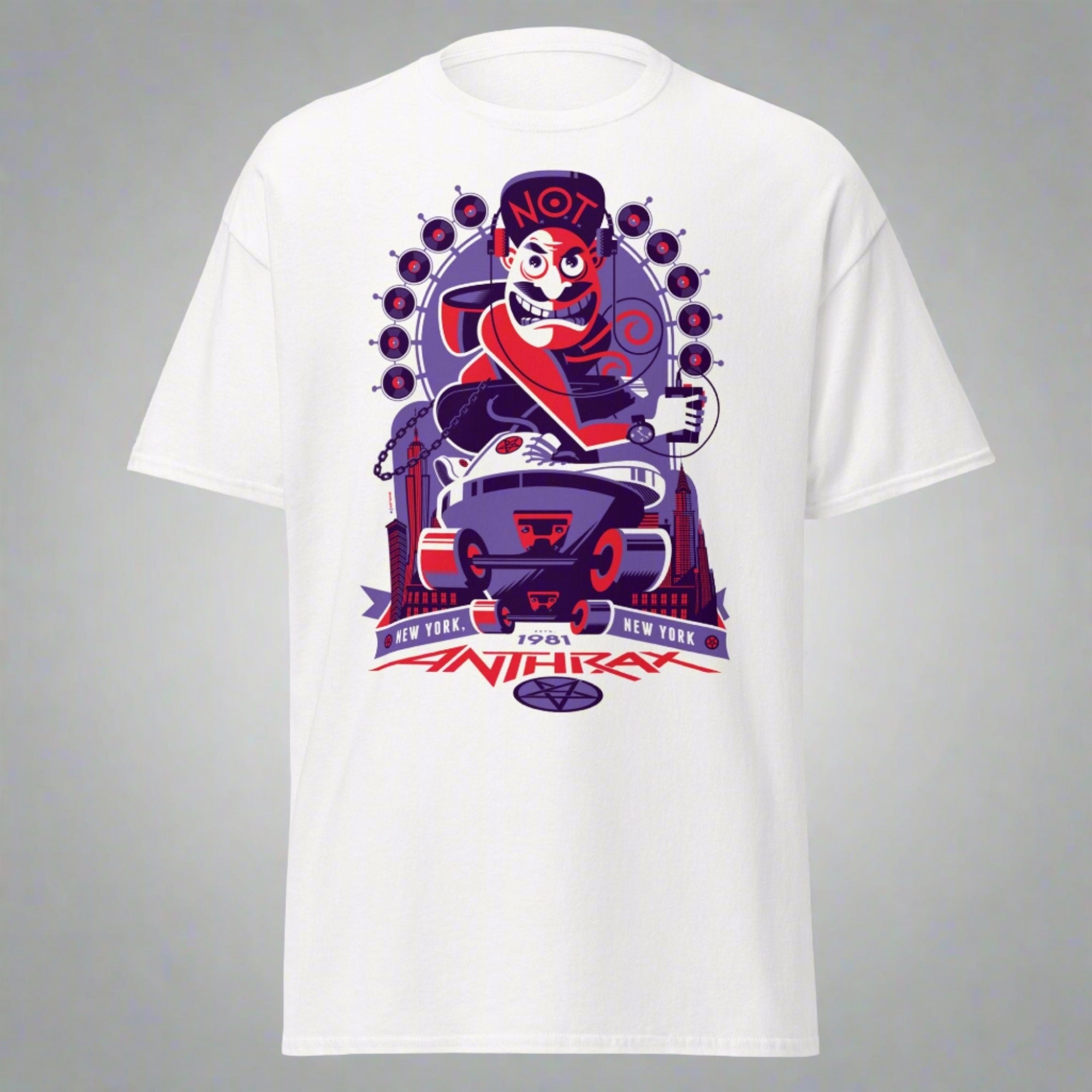 Anthrax - New York 81 Tour Jumbo Print T-Shirt [Apparel]