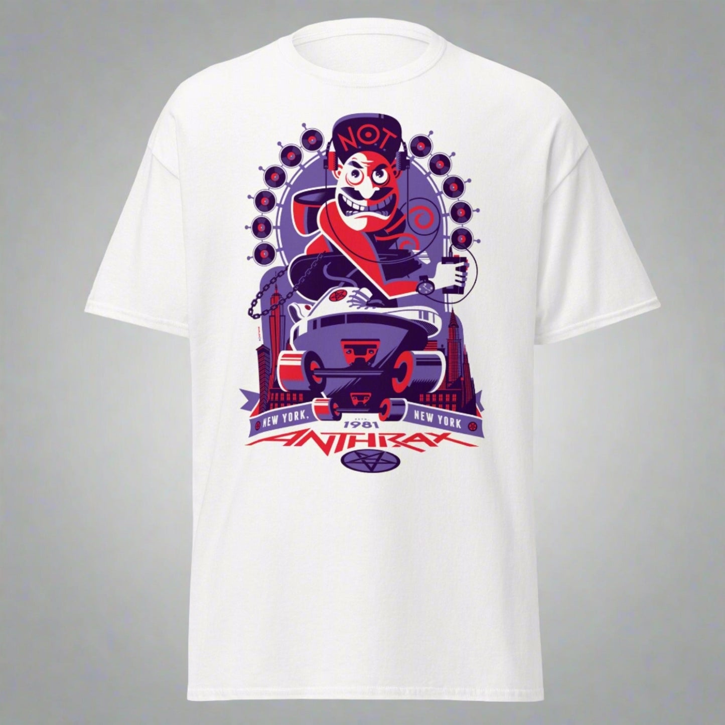 Anthrax - New York 81 Tour Jumbo Print T-Shirt [Apparel]