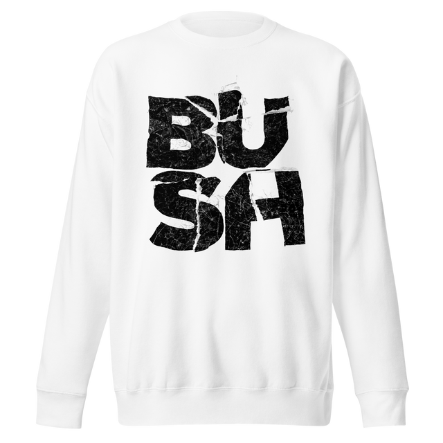 Bush Stacked Logo Jumbo Print Sweatshirt []