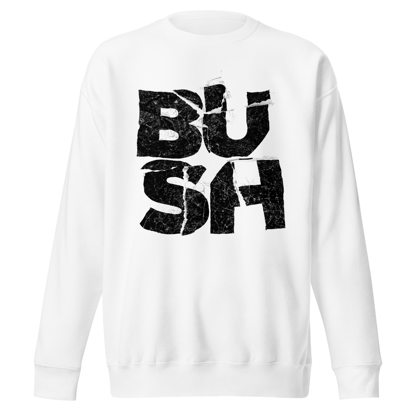 MERCHMOMENT Bush Stacked Logo Jumbo Print Sweatshirt [Apparel]