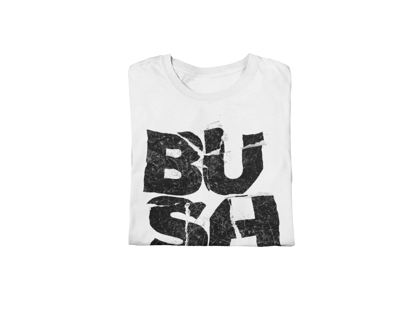 MERCHMOMENT Bush Stacked Logo Jumbo Print T-Shirt [Apparel]
