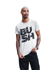 MERCHMOMENT Bush Stacked Logo Jumbo Print T-Shirt [Apparel]
