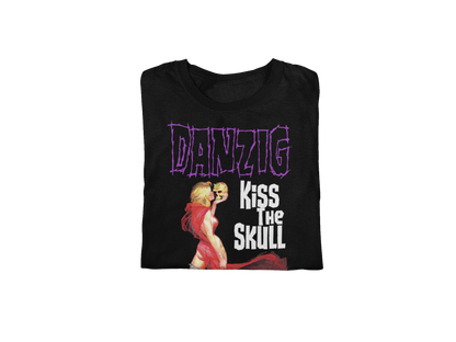 MERCHMOMENT Danzig - Kiss the Skull Jumbo Print T-Shirt [Apparel]