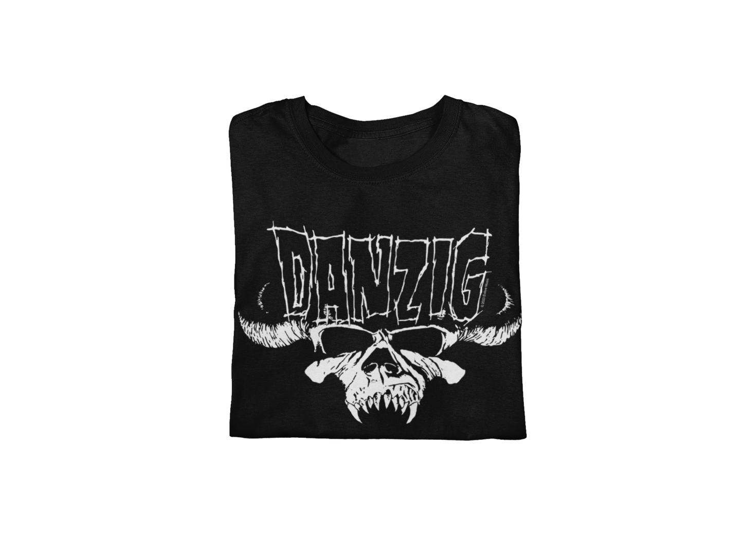 MERCHMOMENT Danzig - Logo Skull Jumbo Print T-Shirt [Apparel]