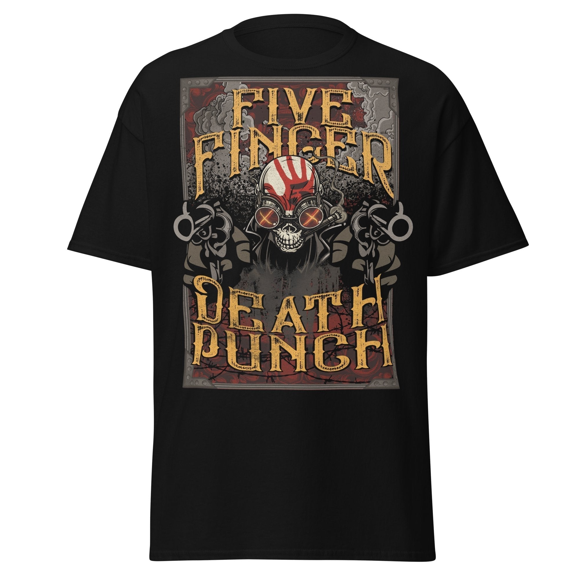 Five Finger Death Punch Barrels Jumbo Print T-shirt []