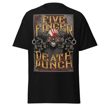MERCHMOMENT Five Finger Death Punch Barrels Jumbo Print T-shirt [Apparel]