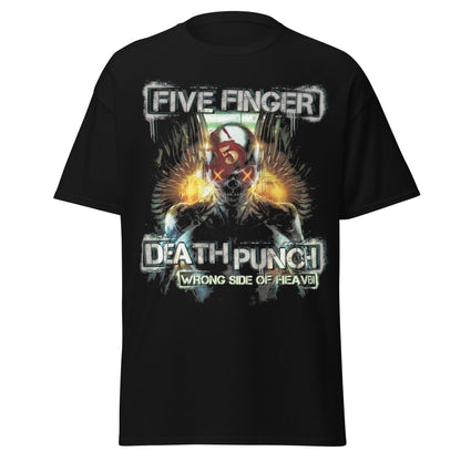 MERCHMOMENT Five Finger Death Punch - Bot Heaven Jumbo Print T-Shirt [Apparel]