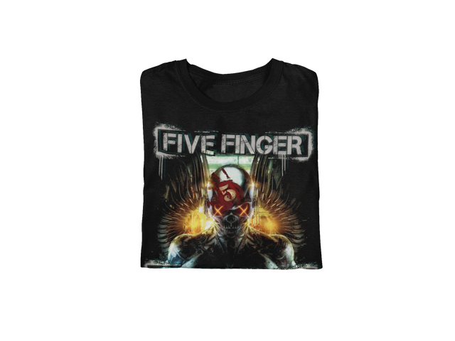 Stakes - Five Finger Death Punch - Bot Heaven Jumbo Print T-Shirt []