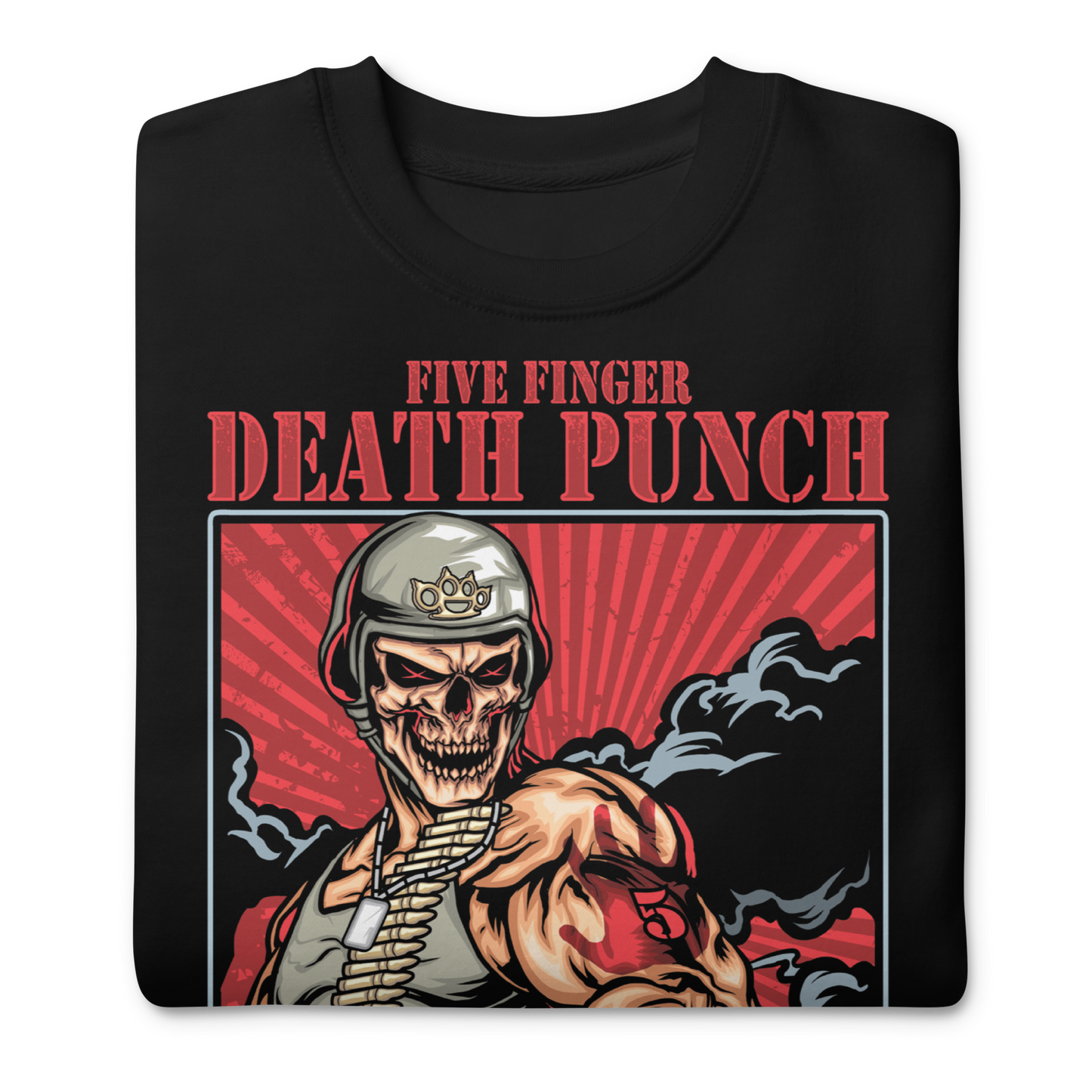MERCHMOMENT Five Finger Death Punch Gatling Sweatshirt [Apparel]