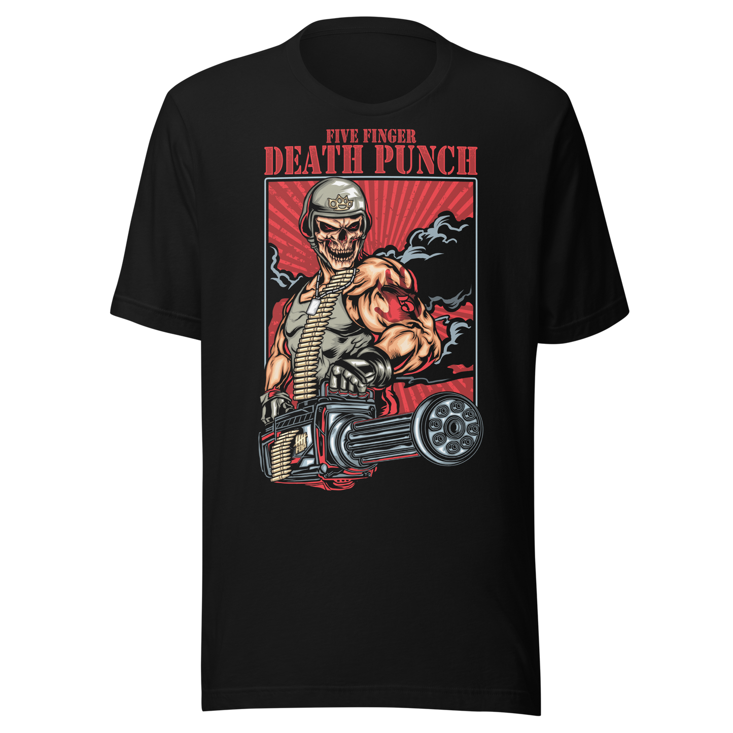 MERCHMOMENT Five Finger Death Punch Gatling T-Shirt [Apparel]